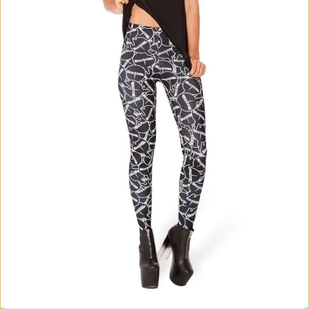 Blackmilk HWMF sticker leggings size M